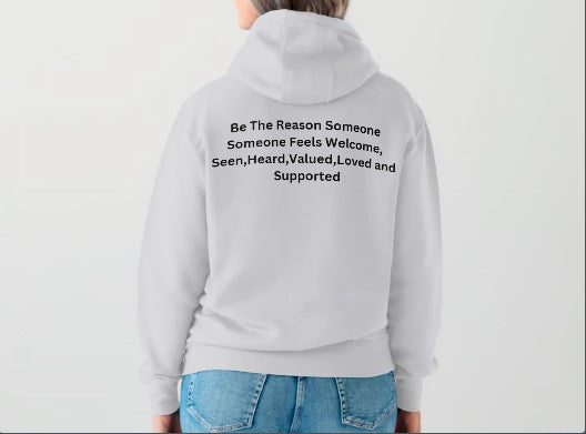 Old Style Chocolate Wear Hoodie with "Be The Reason" on the Back